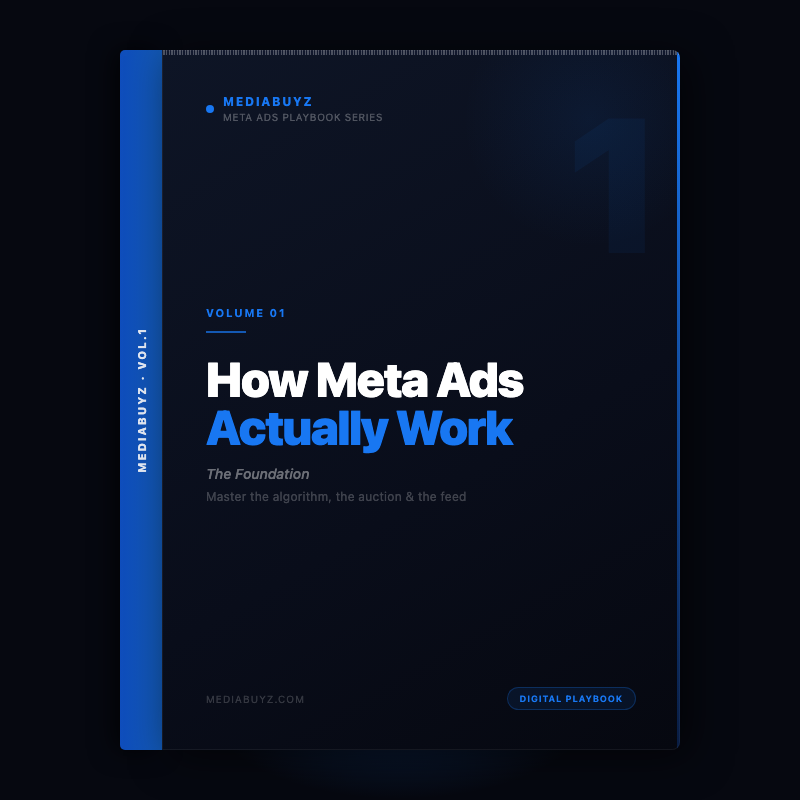 Meta Ads Playbook Vol.1 – How Meta Ads Actually Work