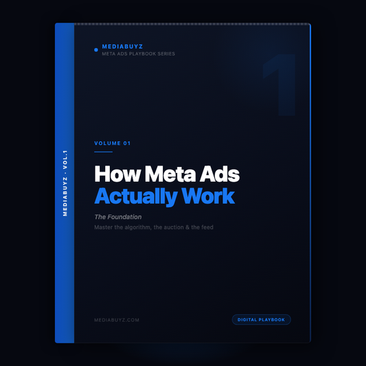 Meta Ads Playbook Vol.1 – How Meta Ads Actually Work