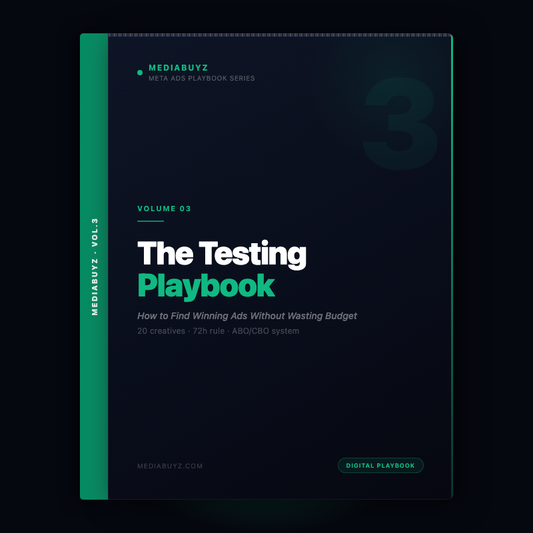 Vol.03 – The Testing Playbook